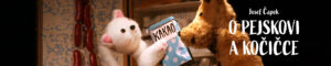 Divadlo Puk, banner Pejsek a Kočička