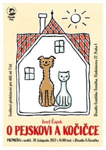 plakát O pejskovi a kočičce, Divadlo Puk